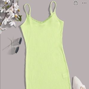 Neon Green Dress